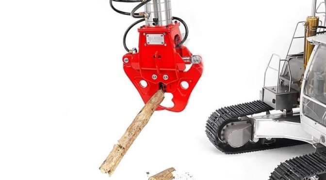 Hydraulikzange mit 270° Drehantrieb, RTR,  runde Schneide – LESU / thicon-models