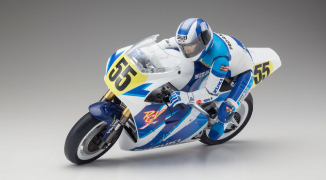 Kyosho Moto Hanging On Racer S.R.T. Suzuki RGV 1992 1:8 Kit