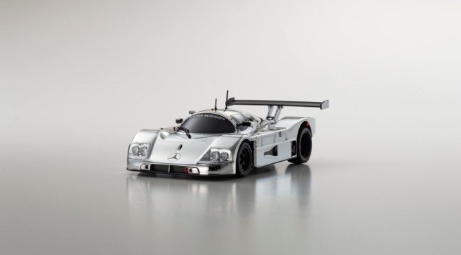 Neu kommt der RWD MINI-Z Sauber-Mercedes C9 Chrome Silver