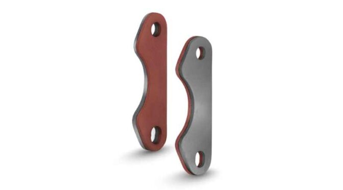 NT1 Glued Brake Pad Set – Red