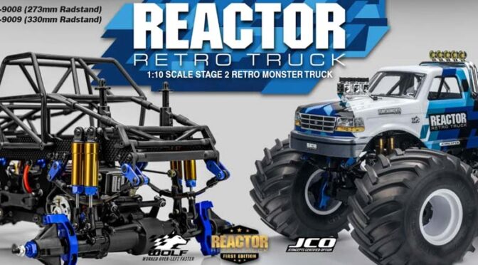 JConcepts REACTOR „WOLF“ – 1:10 Retro-Monstertruck Bausatz