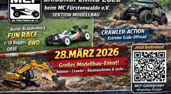 Saison-Opening 2026 mit Racing beim MCF