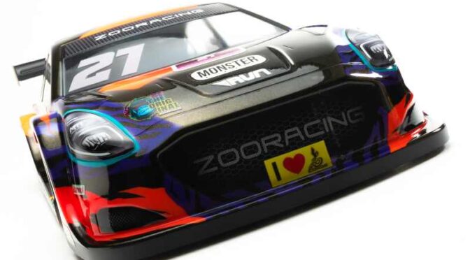 ZooRacing APEX 1/10 FWD TC Karosserie – 190mm