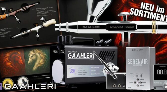 GAAHLERI Airbrushprodukte bei Hoeco