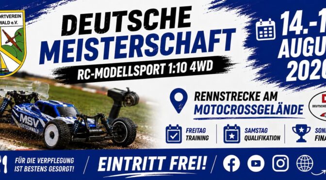 Deutsche Meisterschaft ORE4WD / TR2 2026 beim MSV Hürtgenwald
