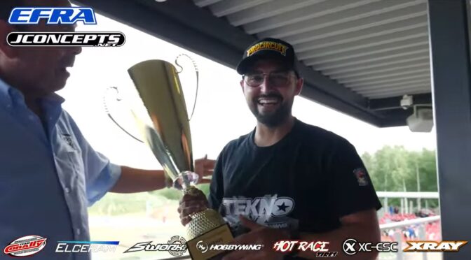 FIGUEIREDO holt nach einem dramatischen letzten Finale den EM Titel Elektro 1/8 Offroad 2026
