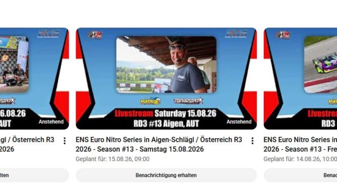 Im Livestream das ENS R3 in Aigen / Österreich mitverfolgen