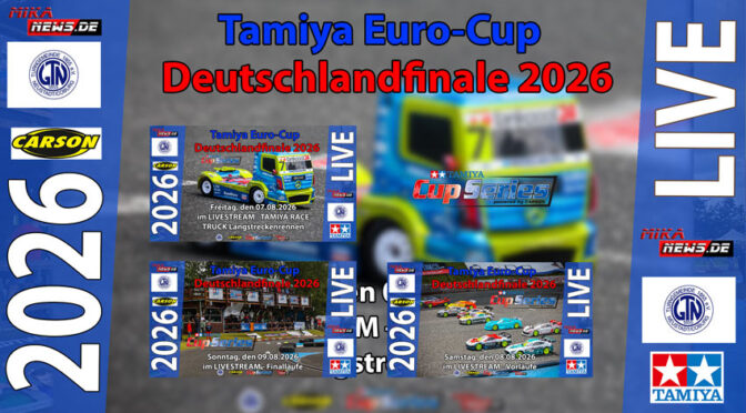 Tamiya Euro-Cup Deutschlandfinale 2026 im Livestream