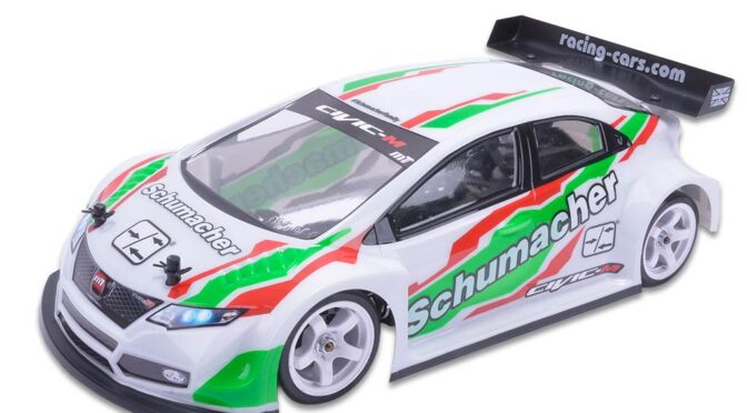 Schumacher präsentiert den Neon FT M-Chassis Tourenwagen