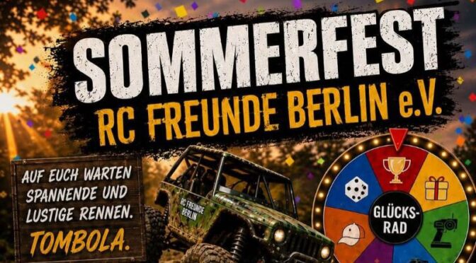 SOMMERFEST 2026 BEI RC FREUNDE BERLIN e.V.