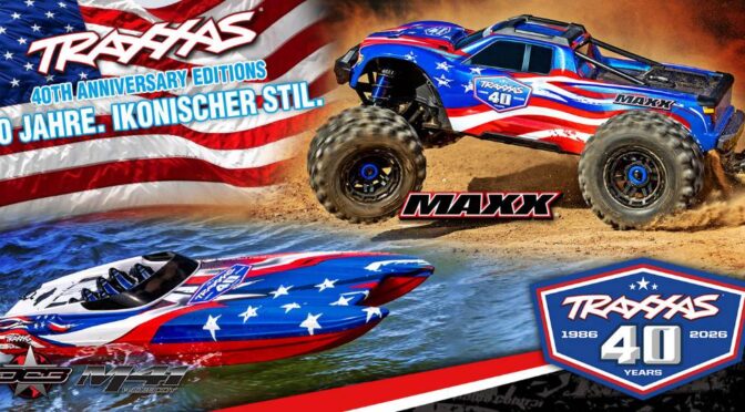 TRAXXAS präsentiert die 40th Anniversary Edition