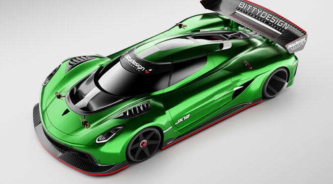 Bittydesign Co. zeigt die neue 1/12 GT Karosserie JK12