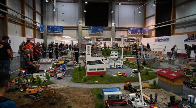 Beeindruckende Bilanz der 18. Int. MODELLBAUMESSE inRied – „Kleine Welt traf große Träume“
